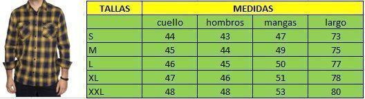 CAMISA LEÑADOR HUSTLA MANGA LARGA AMARILLO-3