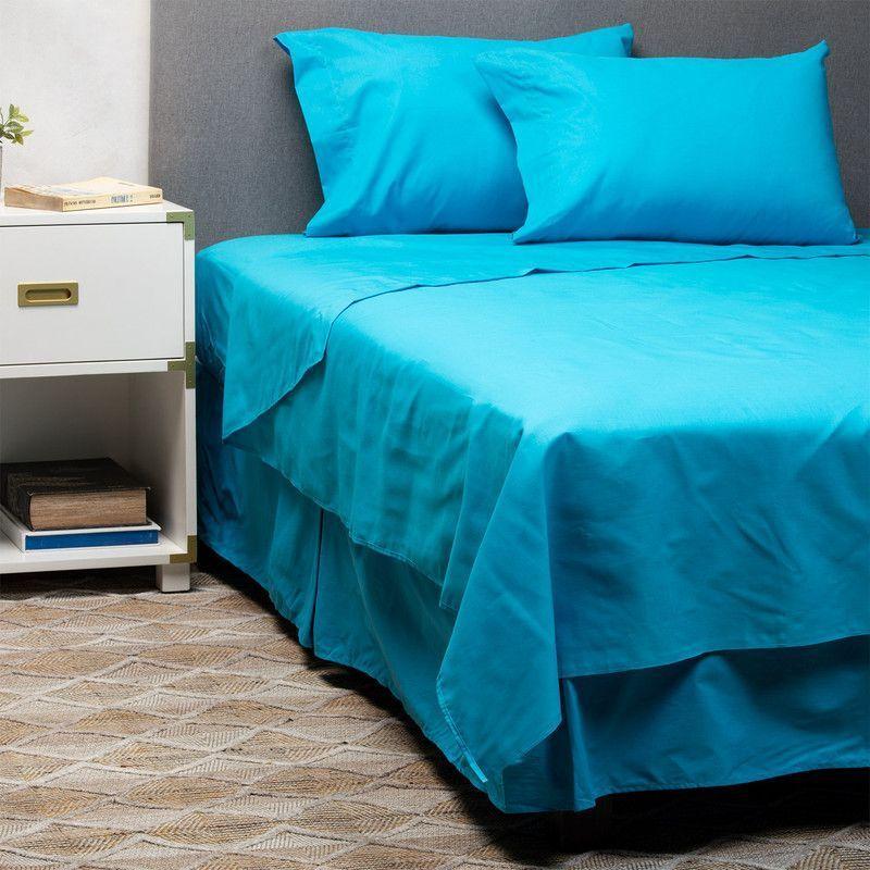 Cubrecolchon + Faldon + Sabana Calipso 1 Plaza-1