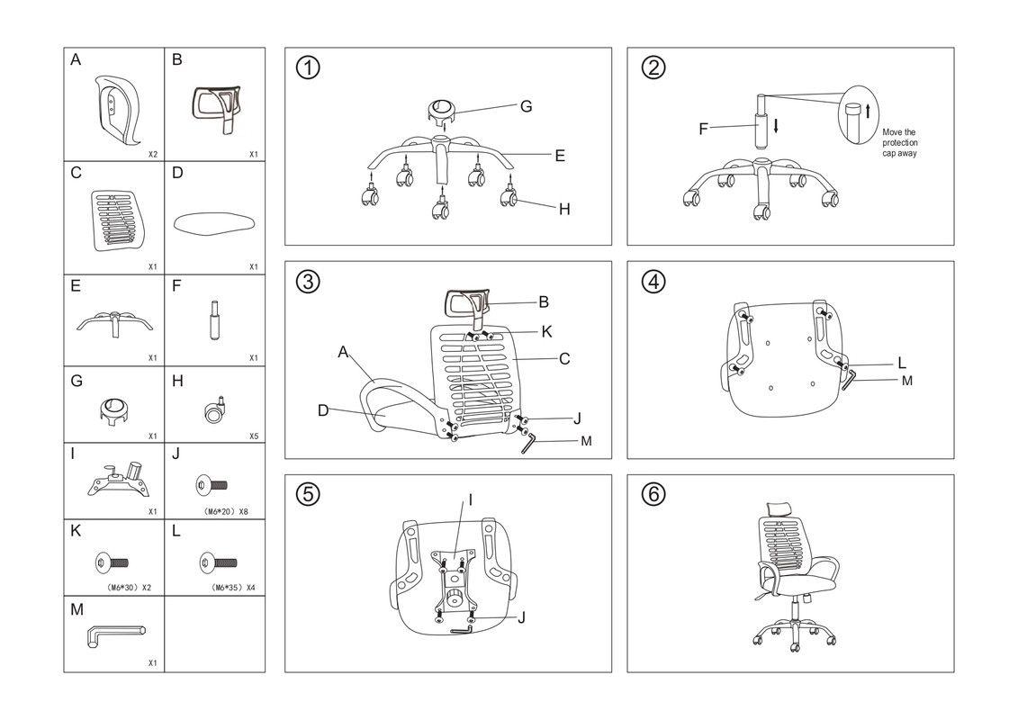 SILLA DE OFICINA EJECUTIVA MADRID ERGONOMICA COLOR NEGRO BM-805-6