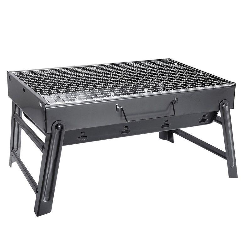 SET PARRILLA BBQ PORTATIL PARA CARBON + 2 PIEZAS AH17-1