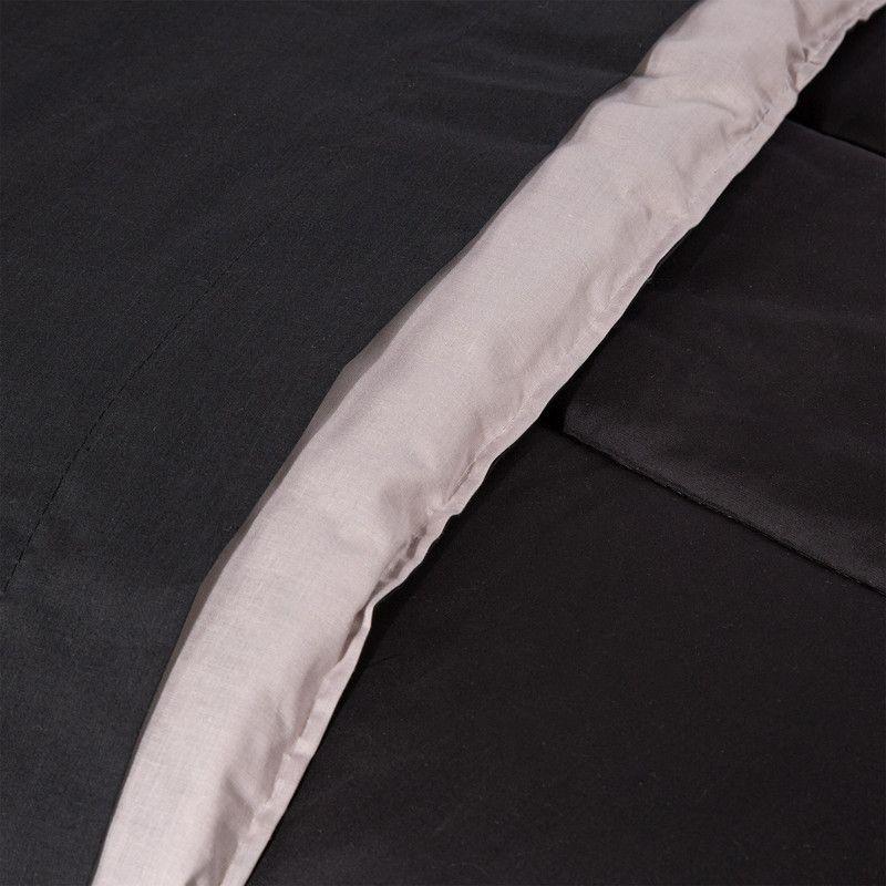 COMBO 62 PLUMON BICOLOR NEGRO GRIS 2 PLAZAS-4