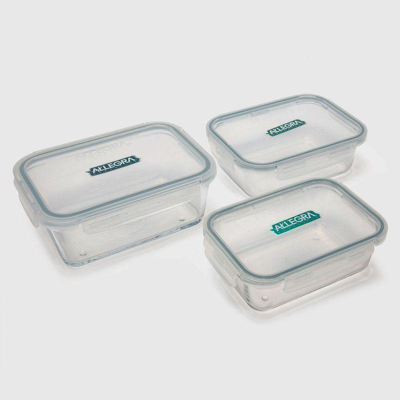 Pack 3 Contenedores De Vidrio AH103 - ArtHome-0