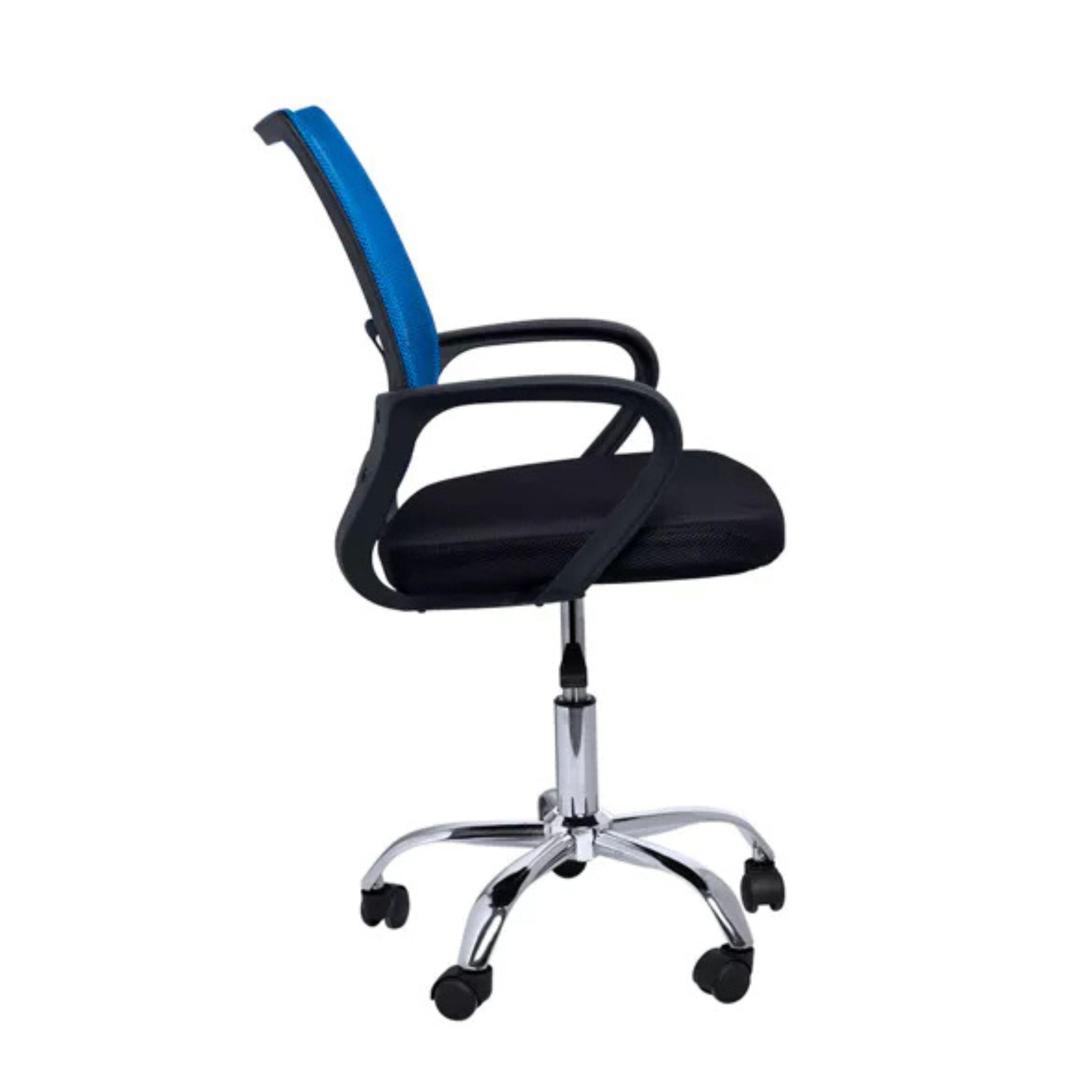 Silla Ejecutiva Ergonómica New York Air Mesh Azul – Con Altura Ajustable y Diseño Moderno-4