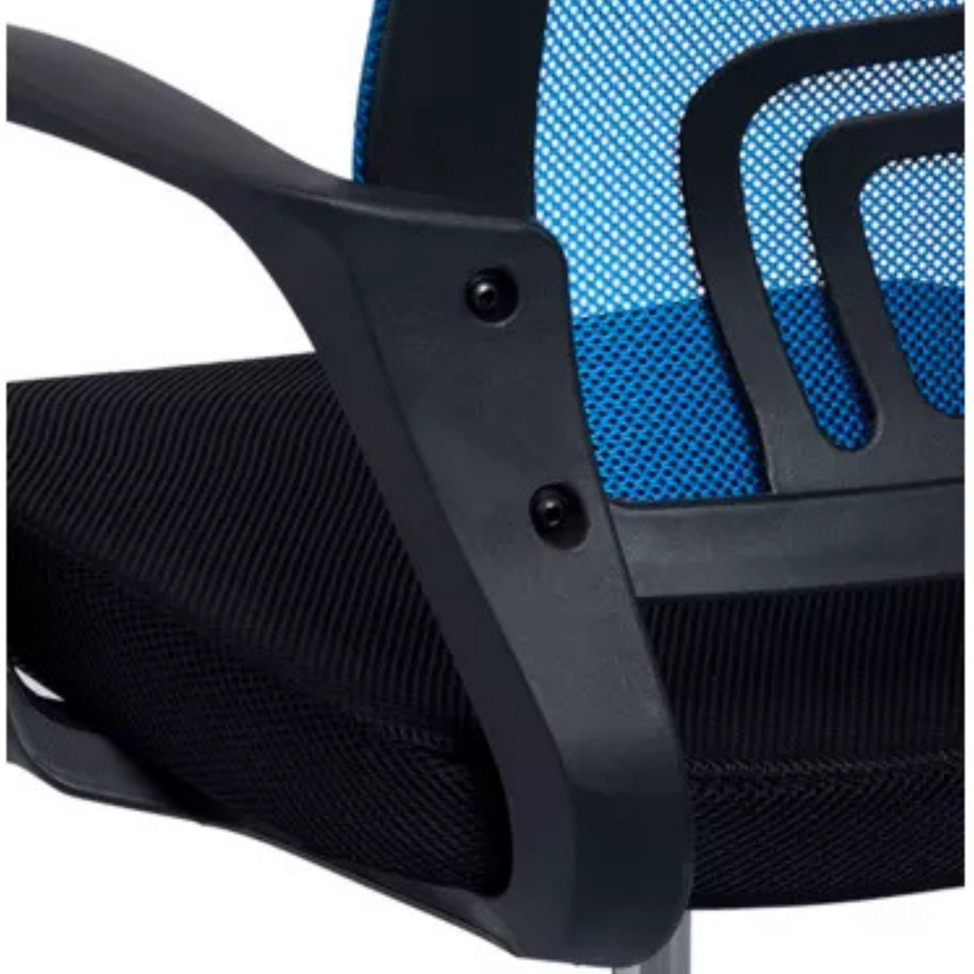 Silla Ejecutiva Ergonómica New York Air Mesh Azul – Con Altura Ajustable y Diseño Moderno-5