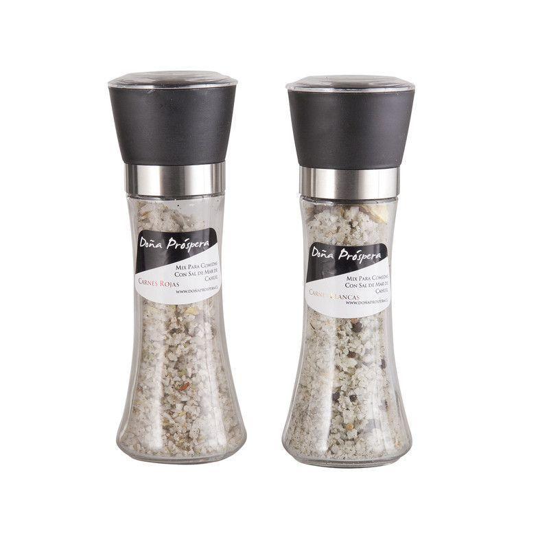 Set Parrillero 230 Wayu + Mix Sales Gourmet 7 Piezas Profesional-3