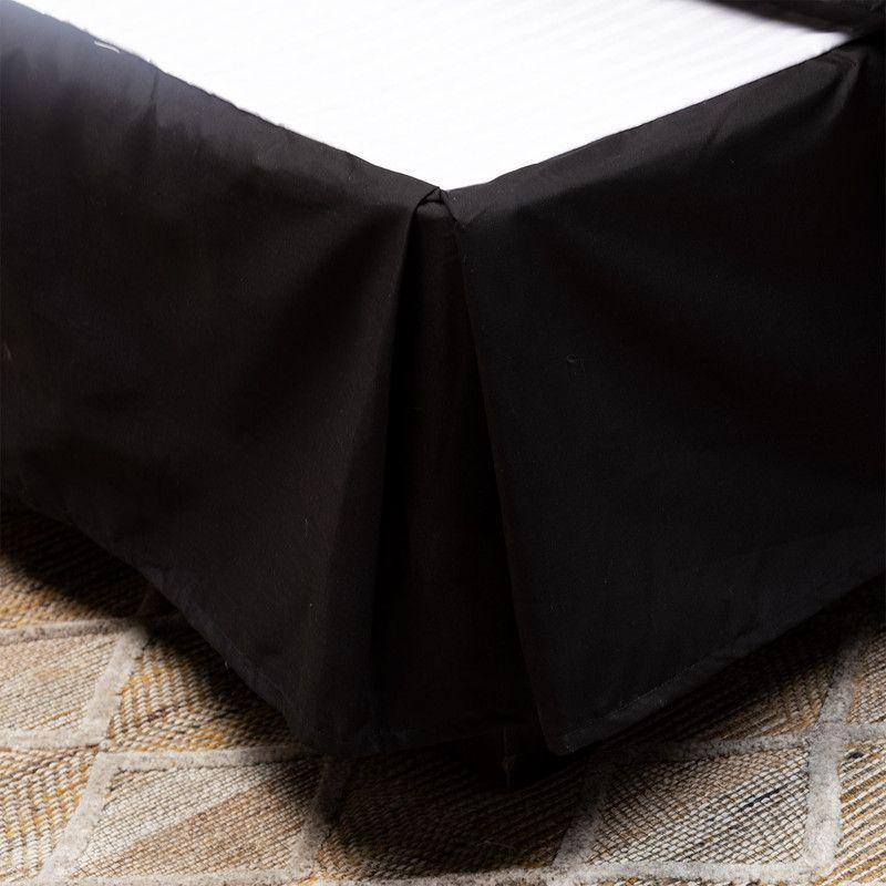 Cubrecolchon + Faldon + Sabana Negro 1.5 Plazas-6