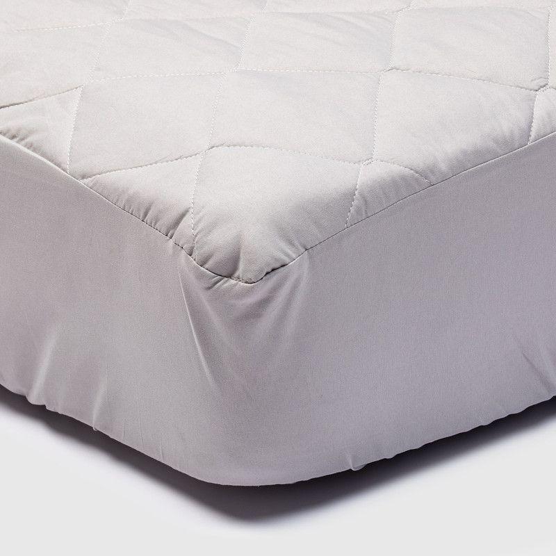 Cubrecolchon + Faldon Gris Arthome 2 Plazas-2