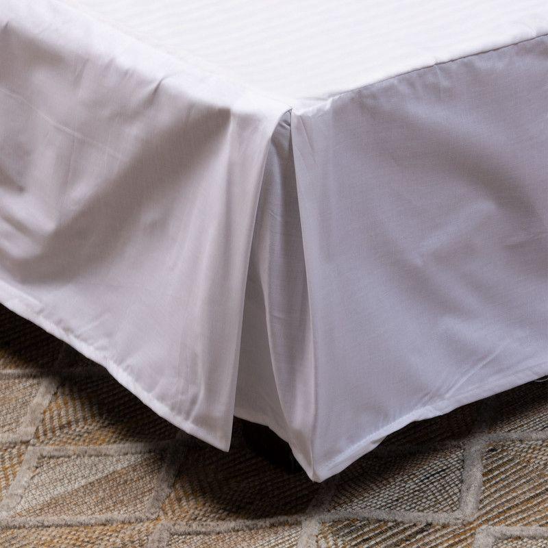 Cubrecolchon JC + Faldon Blanco Arthome SuperKing-5