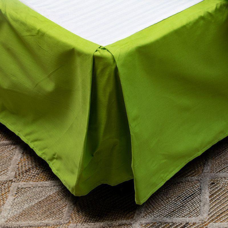 Cubrecolchon + Faldon + Sabana Verde 1.5 Plazas-6