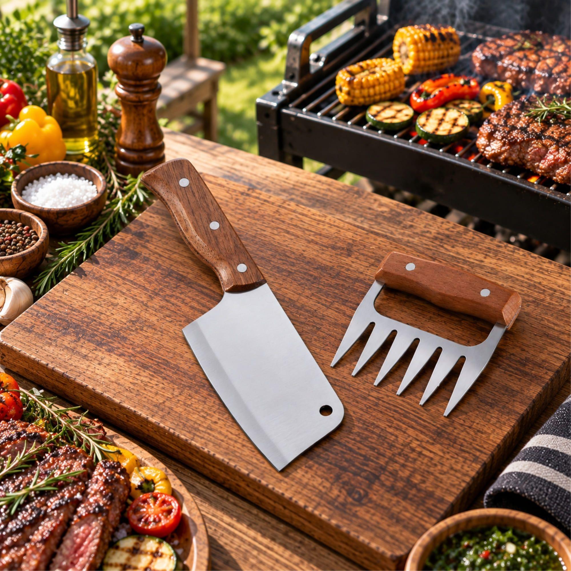 Set Parrilla 2 Piezas Acero Inoxidable Arthome PAR61-3