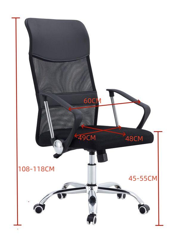 SILLA DE OFICINA EJECUTIVA LONDRES ERGONOMICA COLOR NEGRO BM-526-5