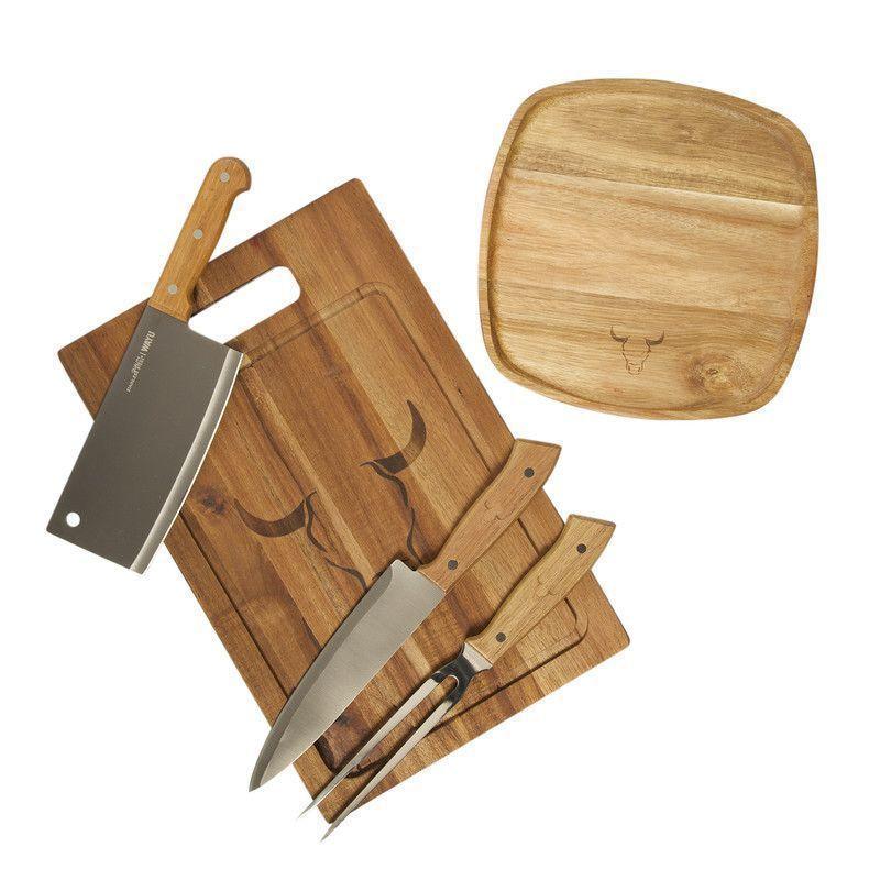 Set Parrillero 99 WAYU 4 Piezas Profesional-0