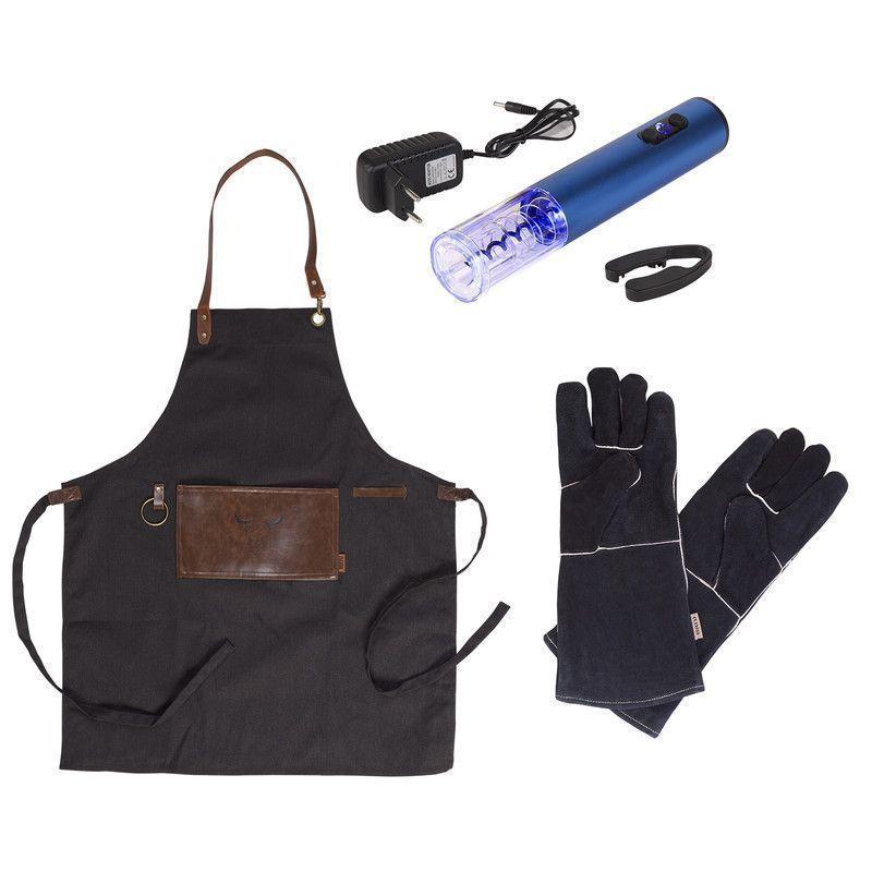 Set Parrillero 314  Wayu 3 Piezas Profesional-0