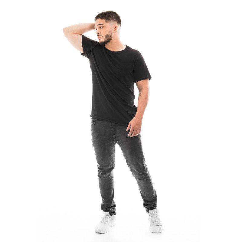 POLERA HOMBRE CUELLO REDONDO MANGA CORTA NEGRA-6