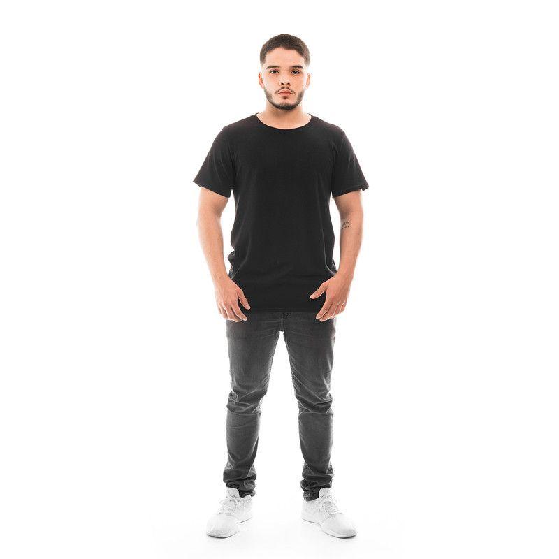 POLERA HOMBRE CUELLO REDONDO MANGA CORTA NEGRA-7