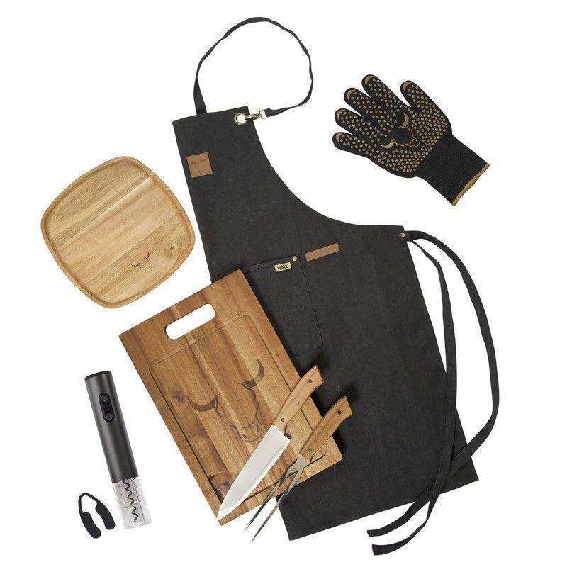 Set Parrillero 126 WAYU + Sacacorcho No Recargable-0