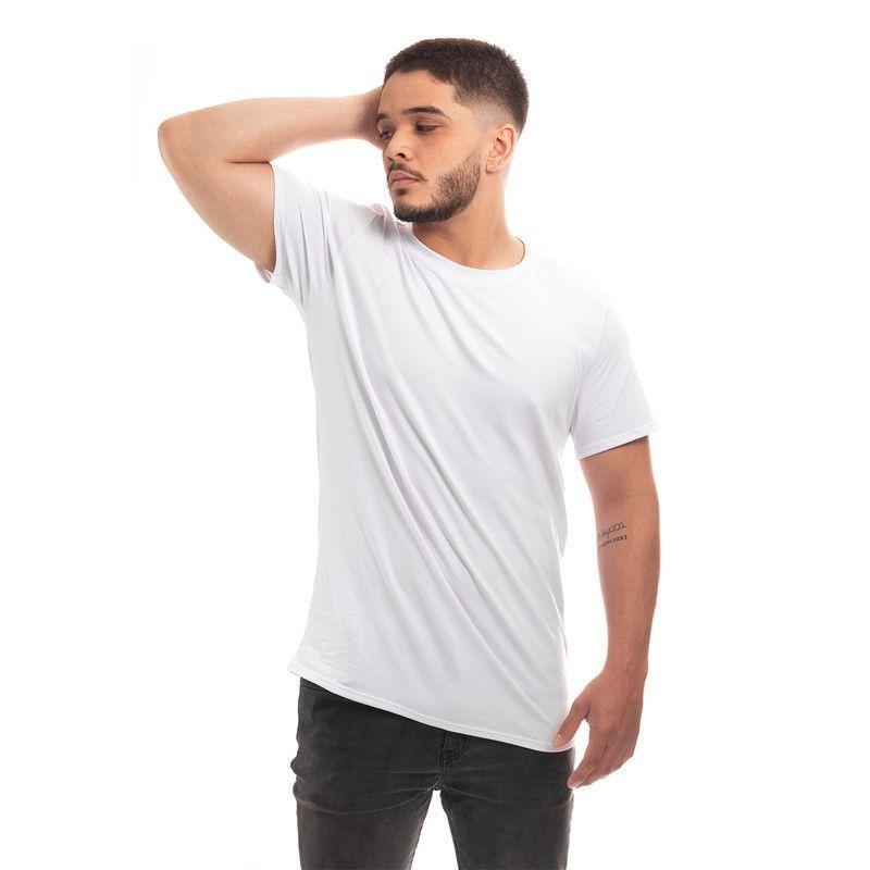POLERA HOMBRE CUELLO REDONDO MANGA CORTA BLANCA-4