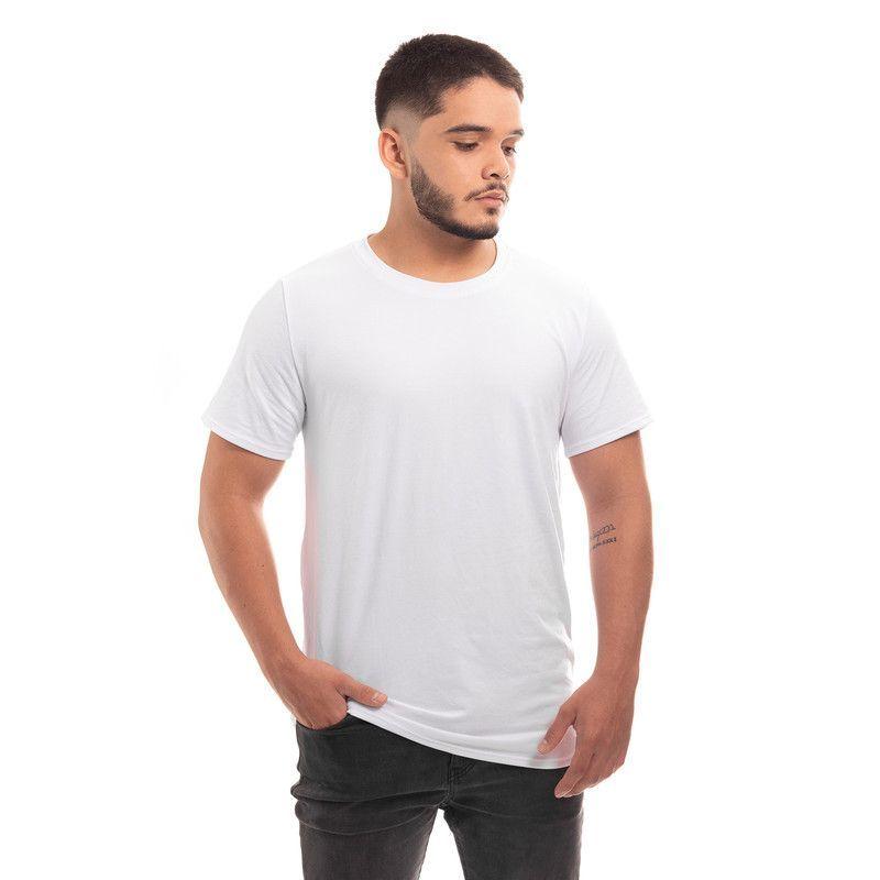 POLERA HOMBRE CUELLO REDONDO MANGA CORTA BLANCA-1