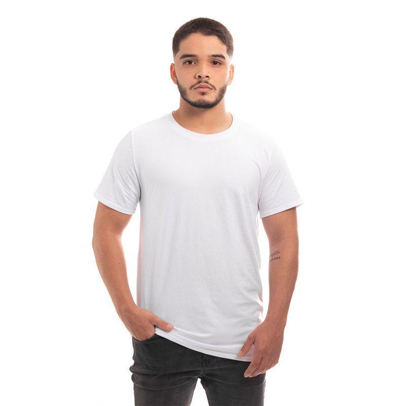 POLERA HOMBRE CUELLO REDONDO MANGA CORTA BLANCA-0