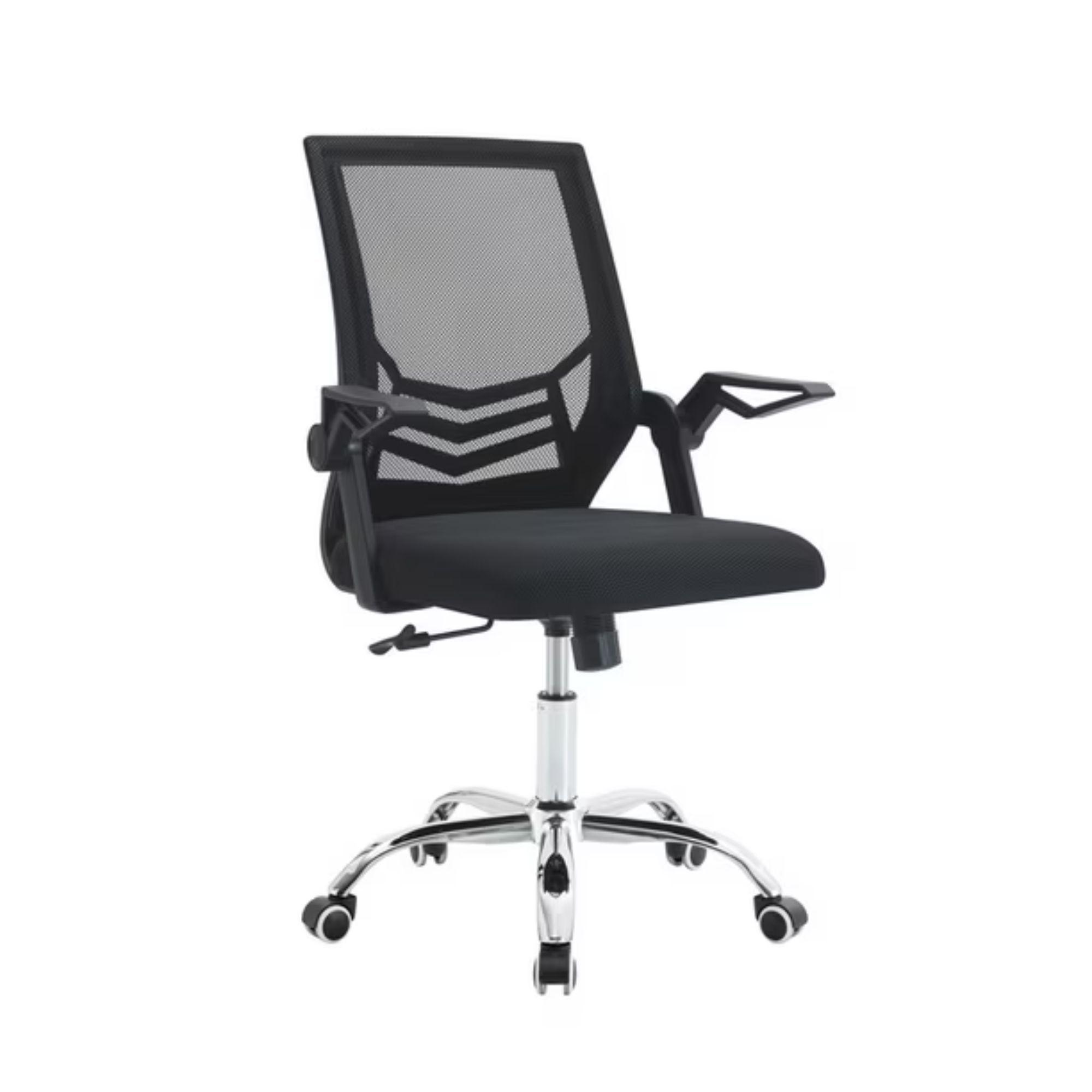 Silla de Oficina Ejecutiva Liverpool Ergonómica Negra con Altura Ajustable-0