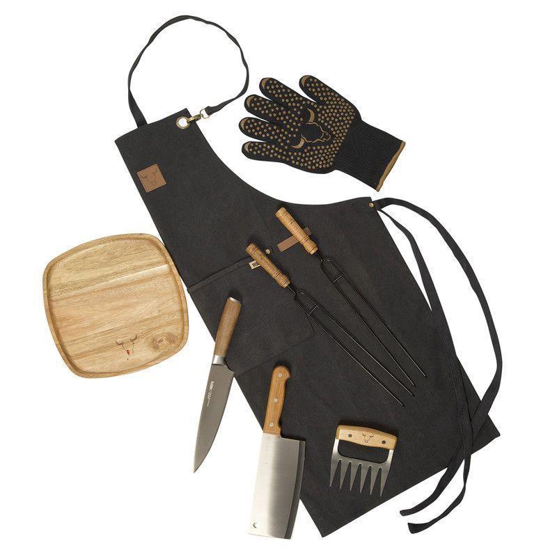 Set Parrillero 105 WAYU  7 Piezas Profesional-0