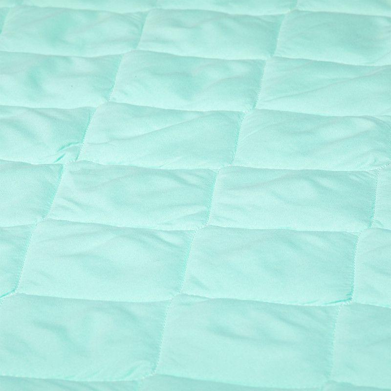 Cubrecolchon + Faldon + Sabana Verde 2 Plazas-7