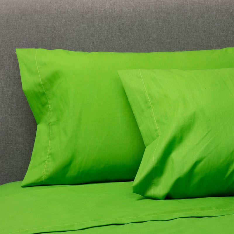 Cubrecolchon + Faldon + Sabana Verde 2 Plazas-2