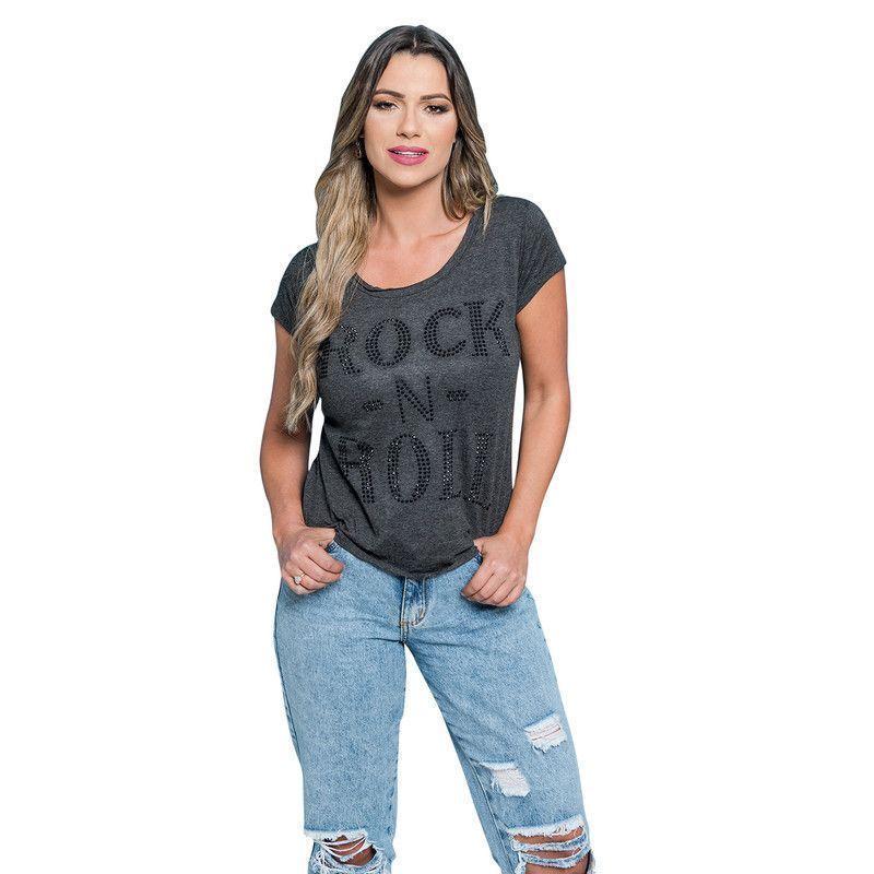 POLERA MC PEDRERIA ROCK N ROLL GRAY RC-20-0