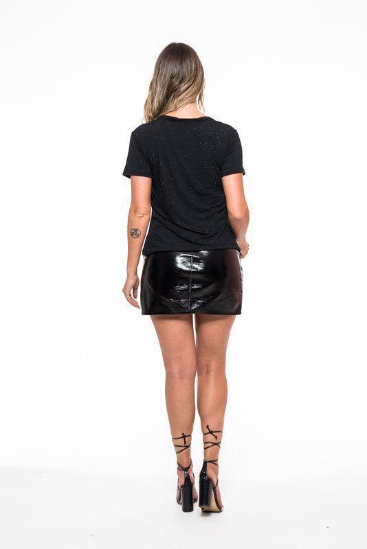 POLERA CHOKER PEDRERIA SKULL COMMAND BLACK RC5-2