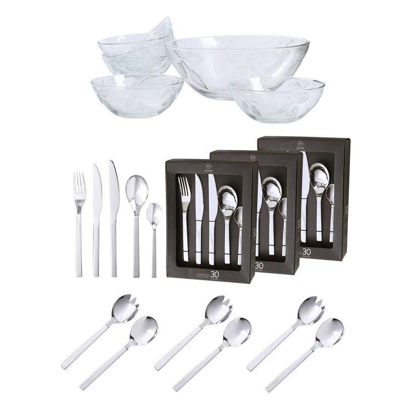 Set Cuchilleria 103 Piezas Acero Inoxidable Arthome CUC30-0