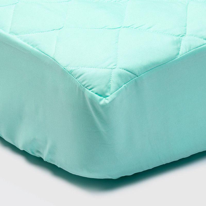 Cubrecolchon + Faldon Verde Arthome King-2