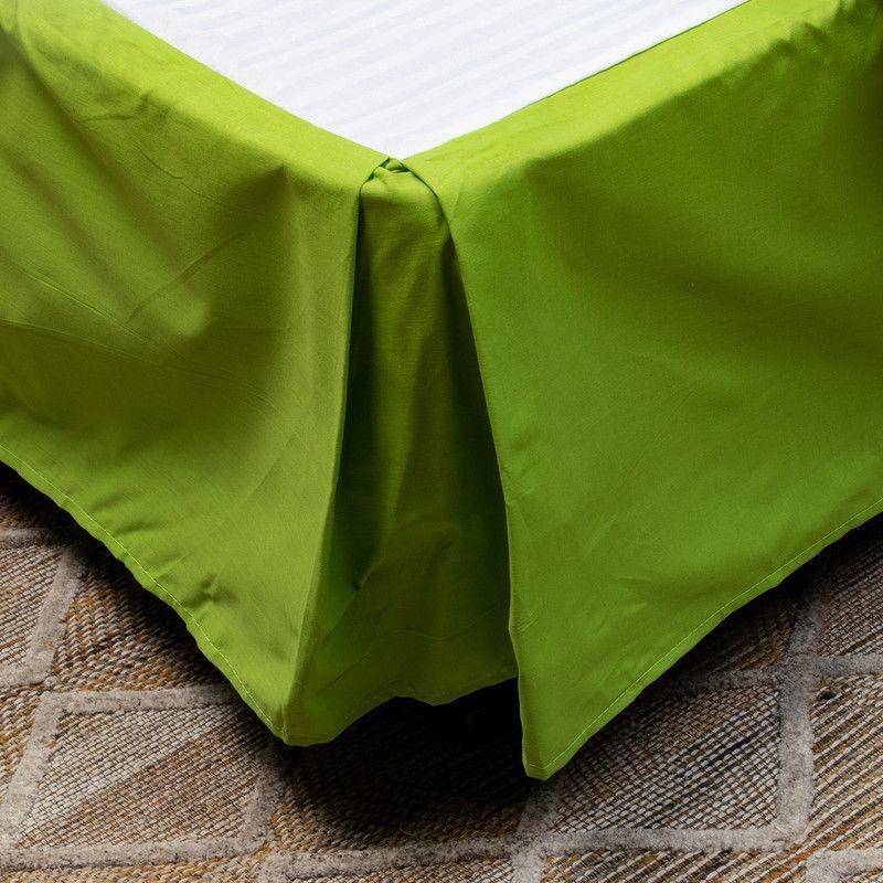 Cubrecolchon + Faldon Verde Arthome King-5