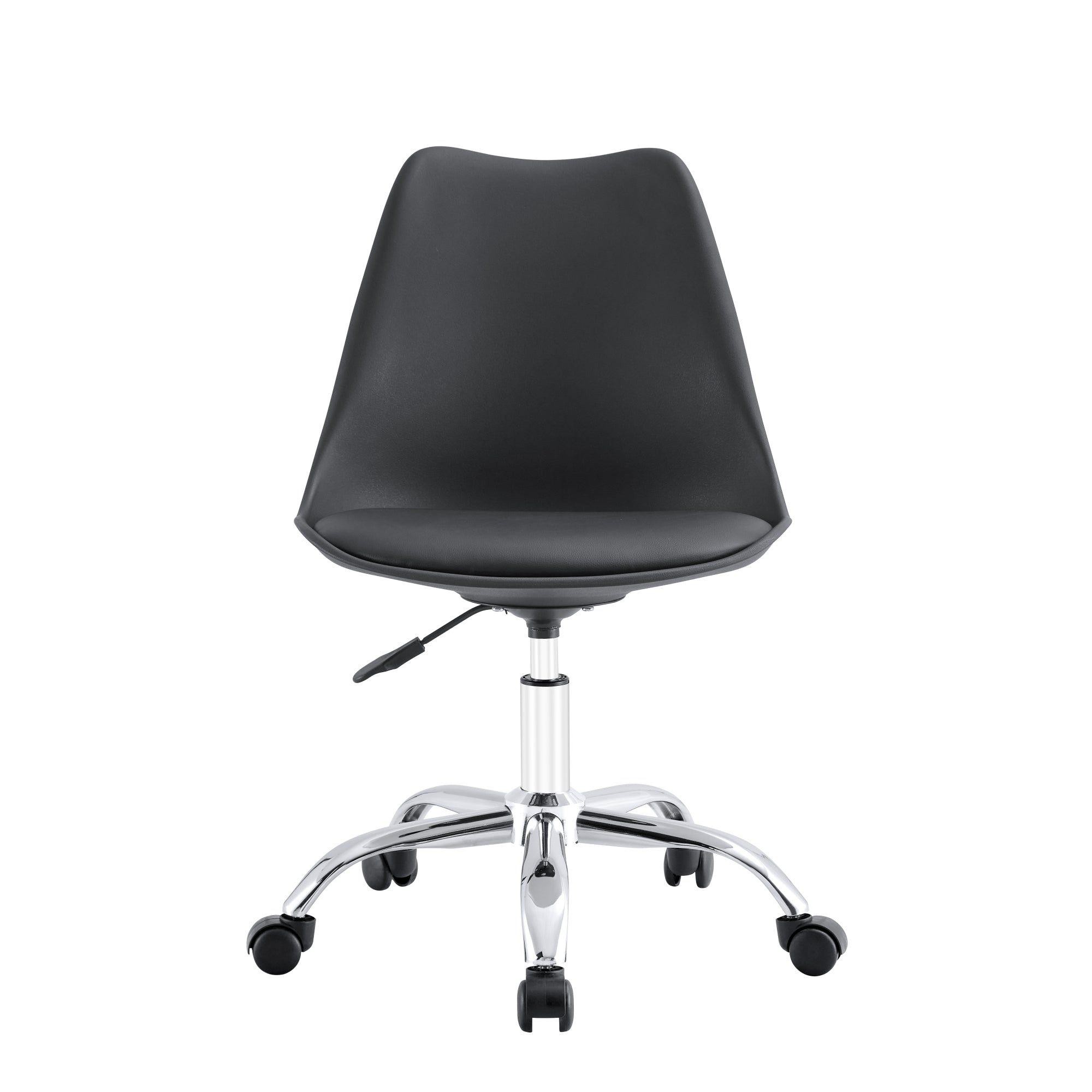 Silla de Oficina Ergonómica Shanghai Negra Altura Ajustable-4