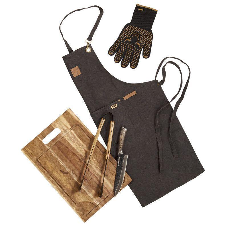 Set Parrillero 18 WAYU 5 Piezas Profesional-0