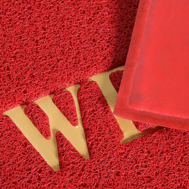 LIMPIAPIES WELCOME COLOR ROJO 90x60 cm ARTHOME-1