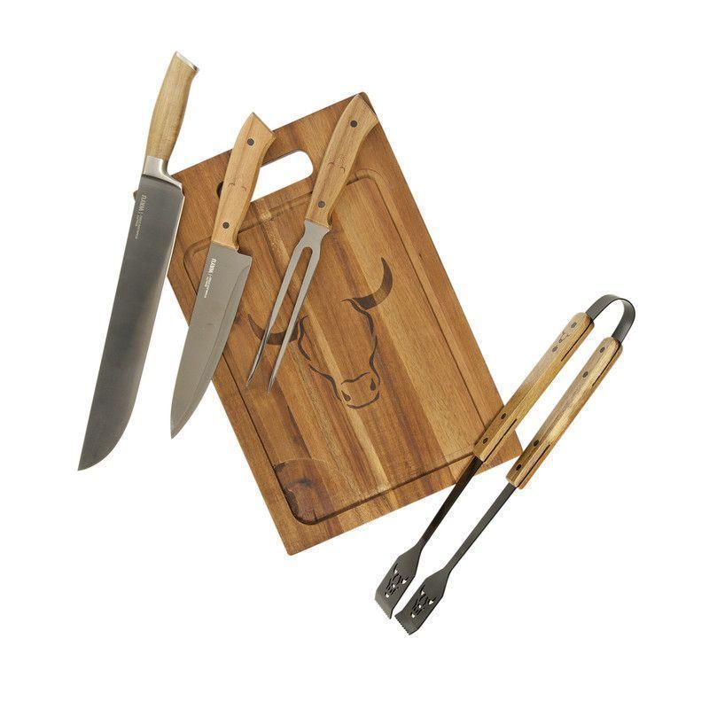 Set Parrillero 85 WAYU 4 Piezas Profesional-0