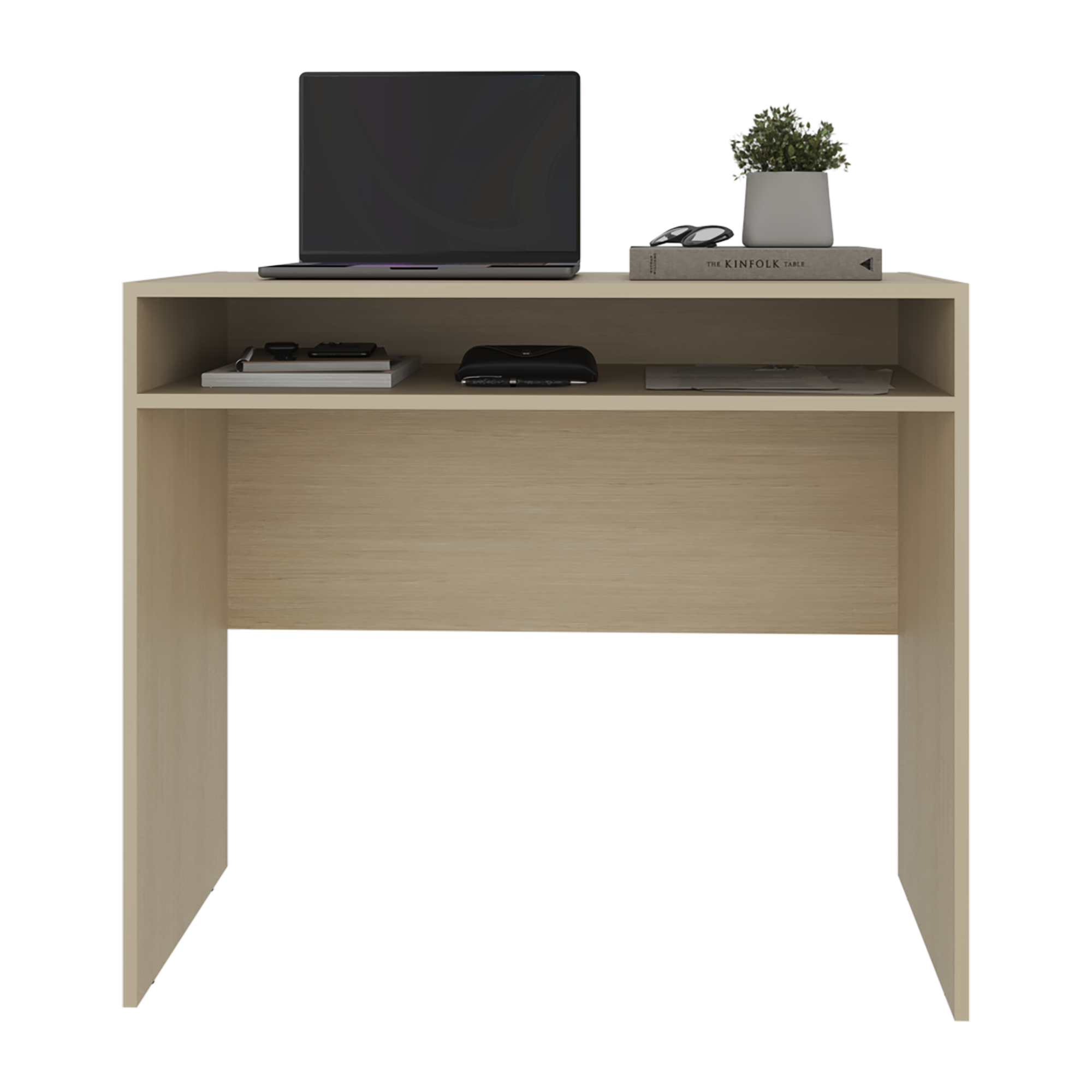 Set Escritorio Cartagena Con Silla New York Negra y Blanca-1