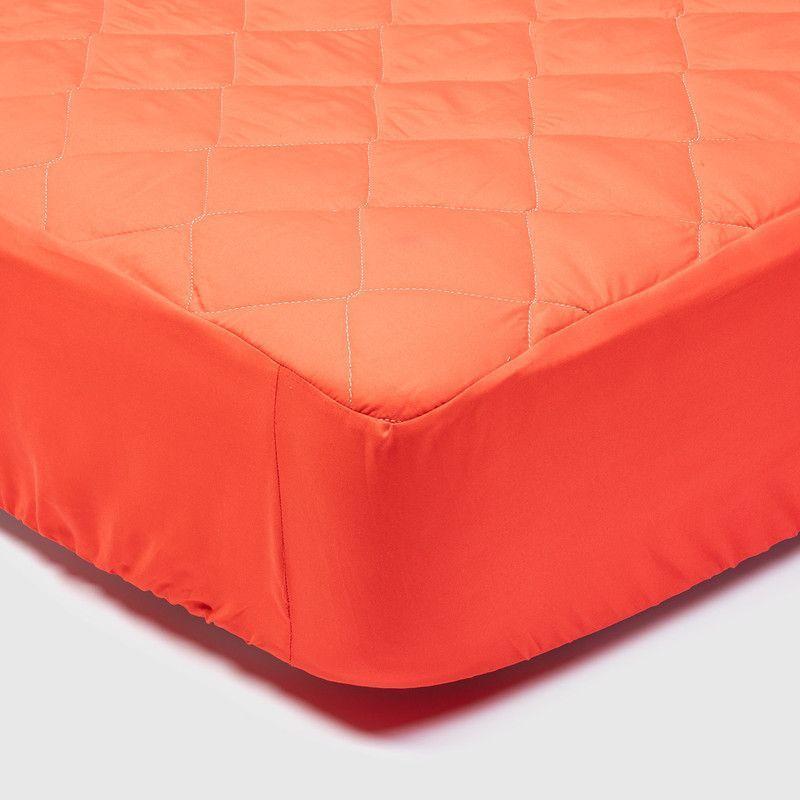 Cubrecolchon + Faldon + Sabana Roja 1 Plaza-4