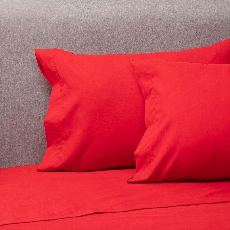 Cubrecolchon + Faldon + Sabana Roja 1 Plaza-2