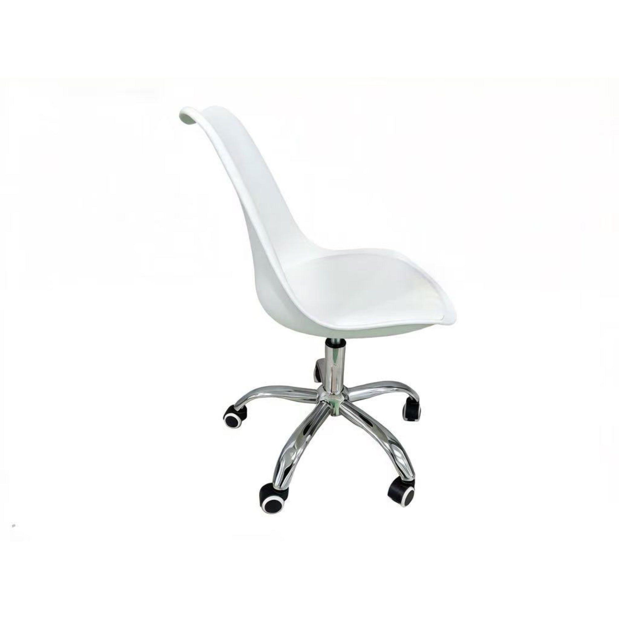 Silla de Oficina Ergonómica Shanghai Blanca Altura Ajustable-5