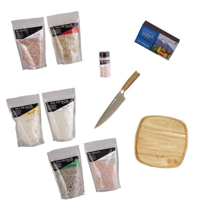 Set Parrillero 171 WAYU + Mix Sales Gourmet 10 Piezas Profesional-0