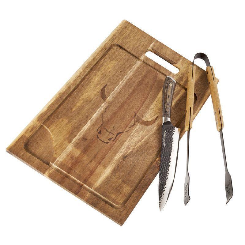 Set Parrillero 17 WAYU 9 Piezas Profesional-1