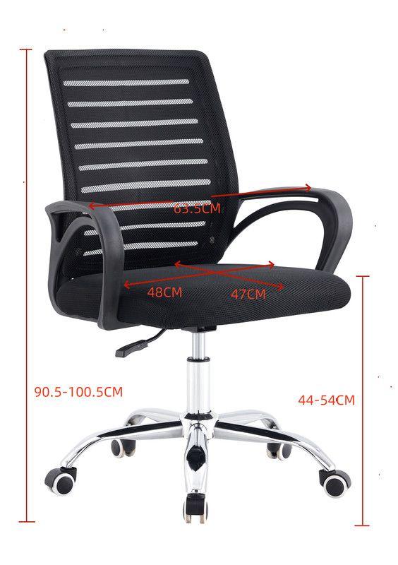SILLA DE OFICINA EJECUTIVA BUDAPEST ERGONOMICA COLOR NEGRO BM-807-5