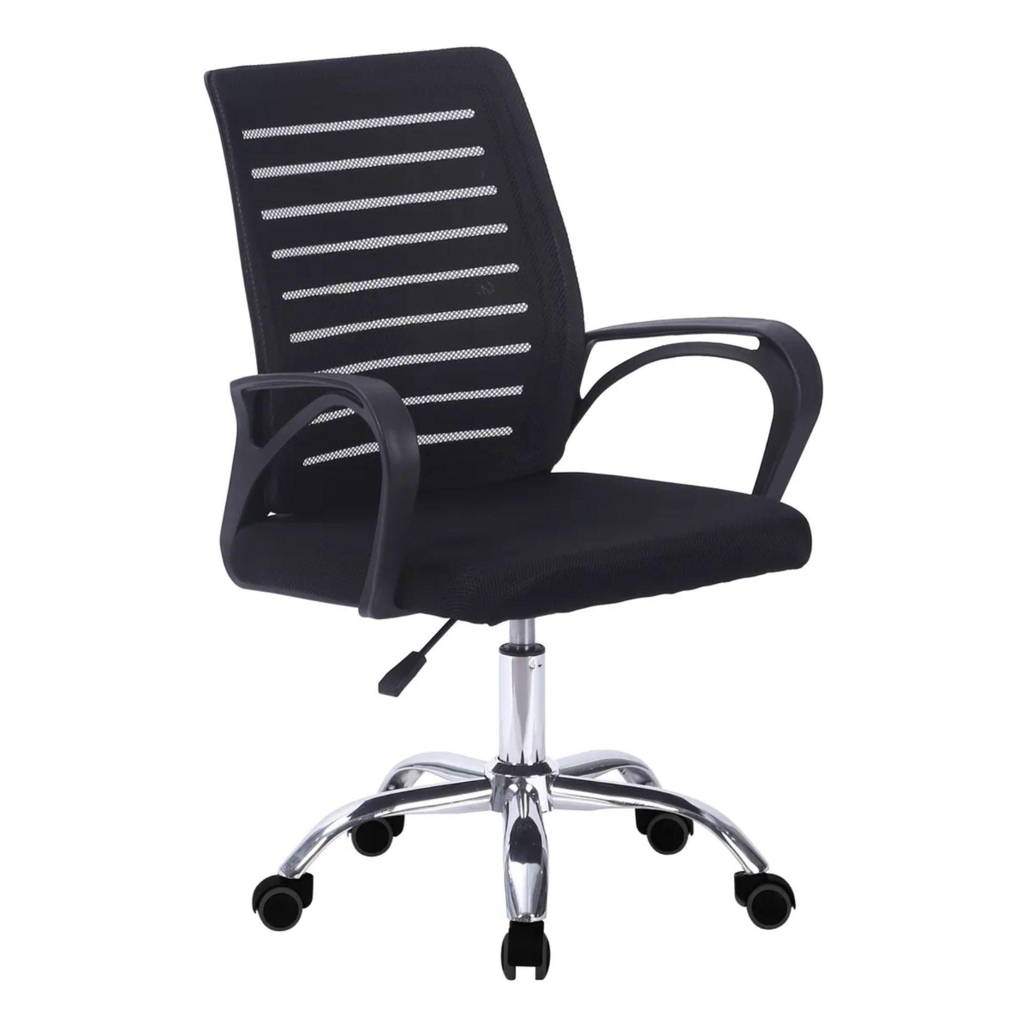 SILLA DE OFICINA EJECUTIVA BUDAPEST ERGONOMICA COLOR NEGRO BM-807-0