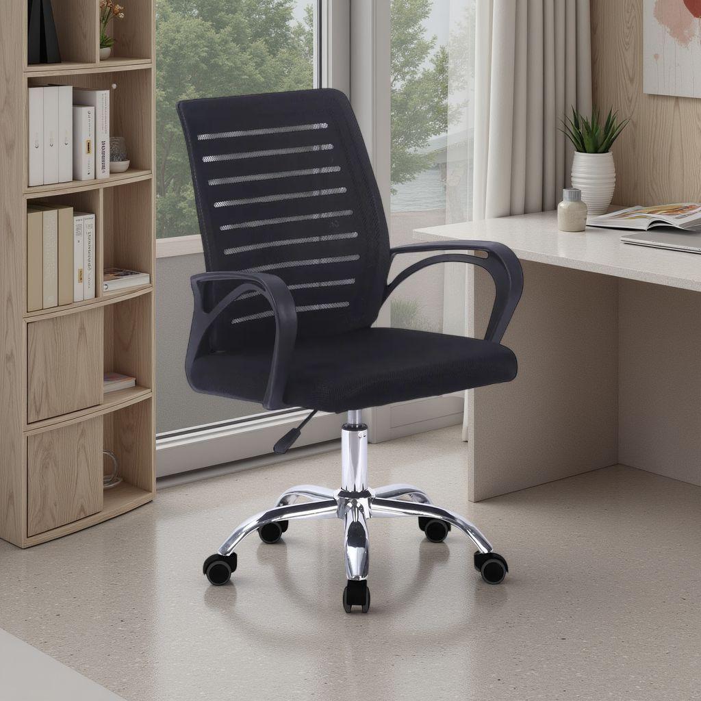 SILLA DE OFICINA EJECUTIVA BUDAPEST ERGONOMICA COLOR NEGRO BM-807-9