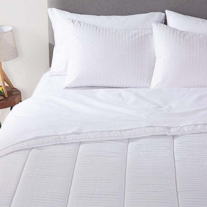 COMBO 32 PLUMON BICOLOR BEIGE BLANCO 1.5 PLAZAS-5