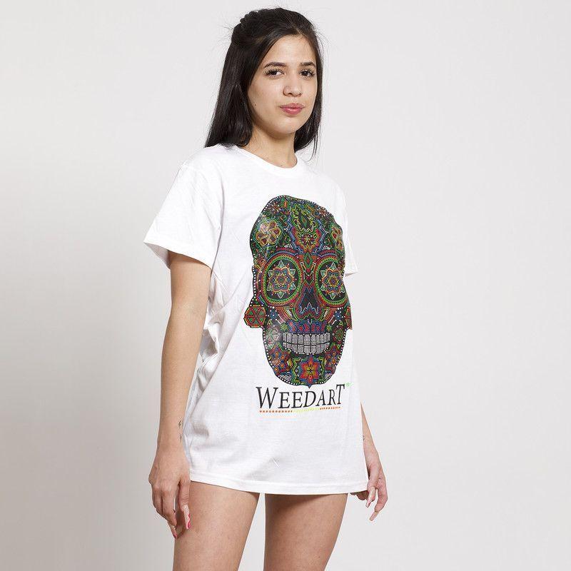 POLERA OVERSIZE MC BLANCA ESTAMPADO MEXICO COLOR-1