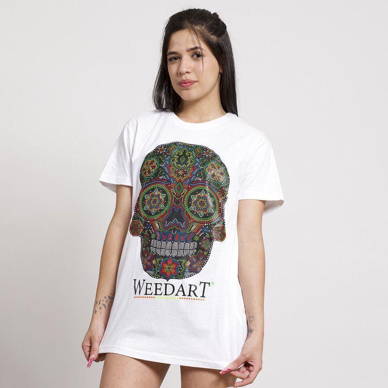 POLERA OVERSIZE MC BLANCA ESTAMPADO MEXICO COLOR-2
