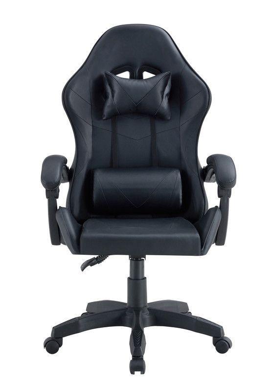 Silla Gamer Tokio Ergonómica Negro Reclinable Con Cojines-1