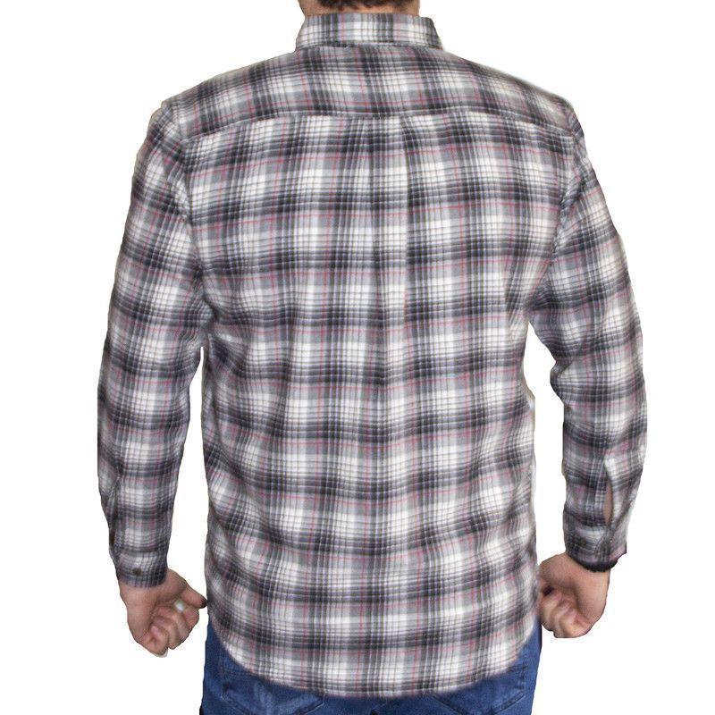 CAMISA  LEÑADOR ST JOHN'S BAY MANGA LARGA GRIS-1